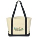 Large Cotton Canvas Boat Tote Bag