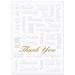 Multilingual Thank You Card