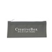 Frosted Zippered Pencil Case