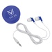 Ear Buds In Custom Round Plastic Case