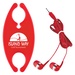 Ear Buds with Personalized Cord Organizer