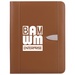 Eclipse Bonded 8-1/2" x 11"Leather Portfolio with Calculator