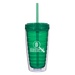 Econo Double Wall 16 oz. Custom Tumbler with Lid & Straw