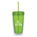 Econo Double Wall 16 oz. Custom Tumbler with Lid & Straw