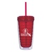Econo Double Wall 16 oz. Custom Tumbler with Lid & Straw