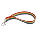 Recycled Rainbow Wrist Lanyard