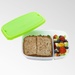 2 Section Lunch Container with Plastic Fork & Knife