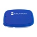 2 Section Lunch Container with Plastic Fork & Knife