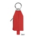 Harley Leatherette Pouch Key Tag