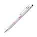 Pink Heart Ribbon Celena Stylus Soft Touch Pen