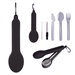 Travel Utensil Set With Silicone Holder