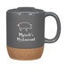 14 oz. Cork Base Ceramic Mug