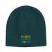 Knit Beanie Cap-Embroidered