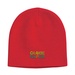 Knit Beanie Cap-Embroidered