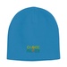 Knit Beanie Cap-Embroidered