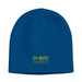 Knit Beanie Cap-Embroidered