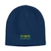 Knit Beanie Cap-Embroidered