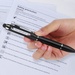 Zoom Magnifier Lighted Stylus Pen