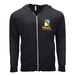 Threadfast Apparel Unisex TriBlend Full-Zip Light Hoodie