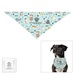 Full Color Small Triangle rPET Pet Bandana