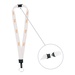 3/4" Breakaway Custom Lanyard with Key Ring