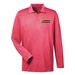 Ultraclub® Men's Cool & Dry Heathered Performance Quarter-Zip - Embroidered