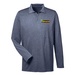 Ultraclub® Men's Cool & Dry Heathered Performance Quarter-Zip - Embroidered