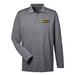Ultraclub® Men's Cool & Dry Heathered Performance Quarter-Zip - Embroidered