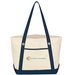 Medium Cotton Canvas Sailing Tote Bag
