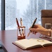 Festive Merry Christmas & Happy New Year Stylus Copper Pen