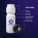 28 oz. Push Cap Plastic Water Bottles