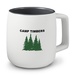 15 oz. Geo Square Handle Ceramic Mug