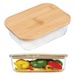 Glass Food Container w/Bamboo Lid