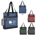 Hidden Zipper Outing Custom Tote Bags
