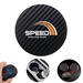 New Look Carbon Fiber Pattern PU Leather Cup Car Coaster Pad