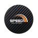 New Look Carbon Fiber Pattern PU Leather Cup Car Coaster Pad