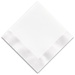 1-Ply White Beverage Napkin