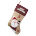 Rustic Santa Christmas Stocking