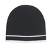 Customized Knit Beanie with Double Stripes