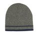Customized Knit Beanie with Double Stripes