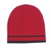 Customized Knit Beanie with Double Stripes