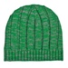 Knit Heathered Beanie Cap with Logo Imprint