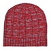 Knit Heathered Beanie Cap with Logo Imprint