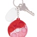 Push Pop Bubble Round Fidget Sensory Keychain