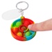 Push Pop Bubble Round Fidget Sensory Keychain