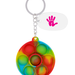 Push Pop Bubble Round Fidget Sensory Keychain