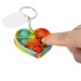 Push Pop Bubble Heart Fidget Sensory Keychain