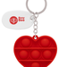 Push Pop Bubble Heart Fidget Sensory Keychain