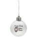 Light-Up Shatter Resistant Ornament with Logo