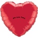 Custom MicroFoil Heart Balloons
